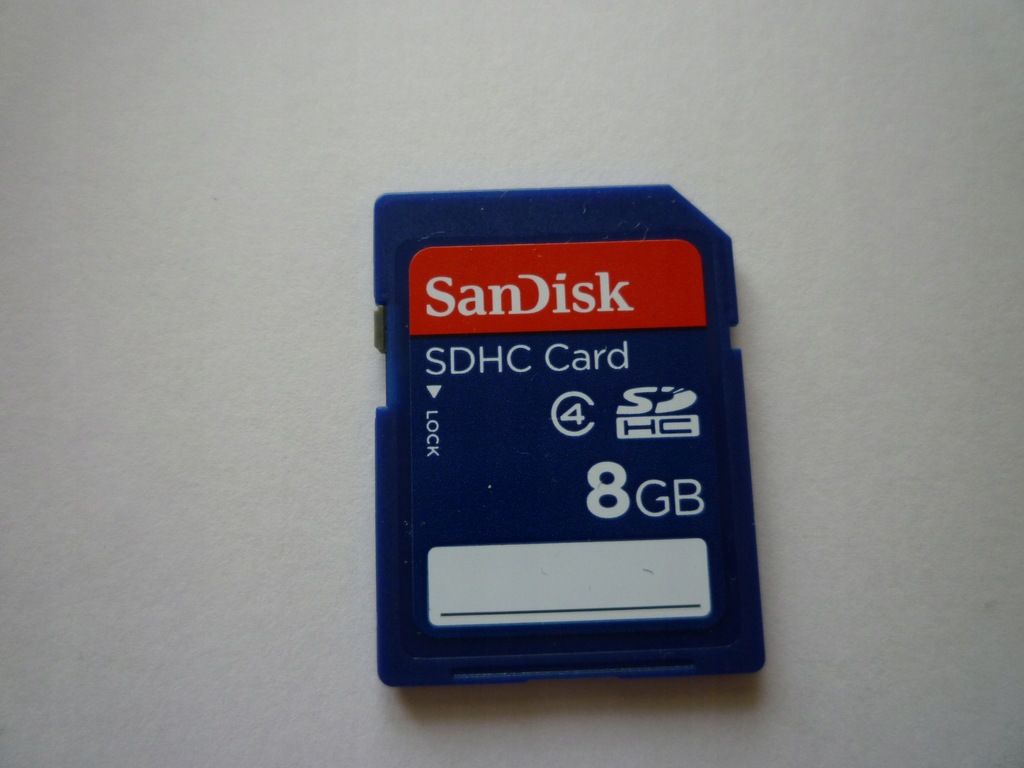 Karta pamięci SDHC SanDisk 8 GB klasa 4