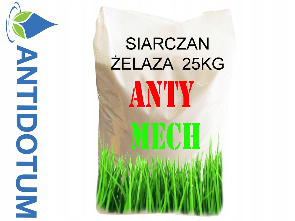 Nawóz do Trawy Siarczan Żelaza Anty Mech 25kg Mchu