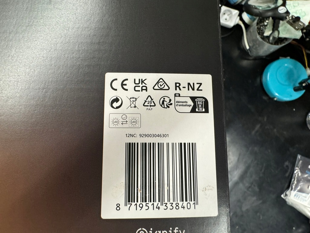Philips Hue White ambiance Potrójne oświetlenie punktowe Runner czarne