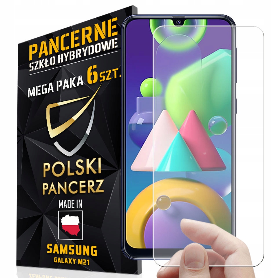 6PACK MEGA PAKA SZKŁO DO SAMSUNG GALAXY M21