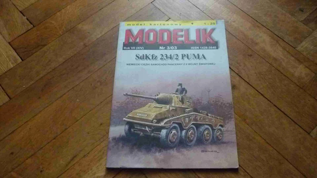Modelik 3/03 - SDKFz 234/2 PUMA