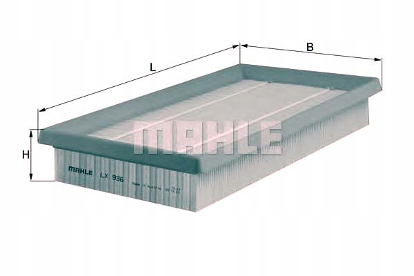 FILTR POWIETRZA MAZDA MAHLE