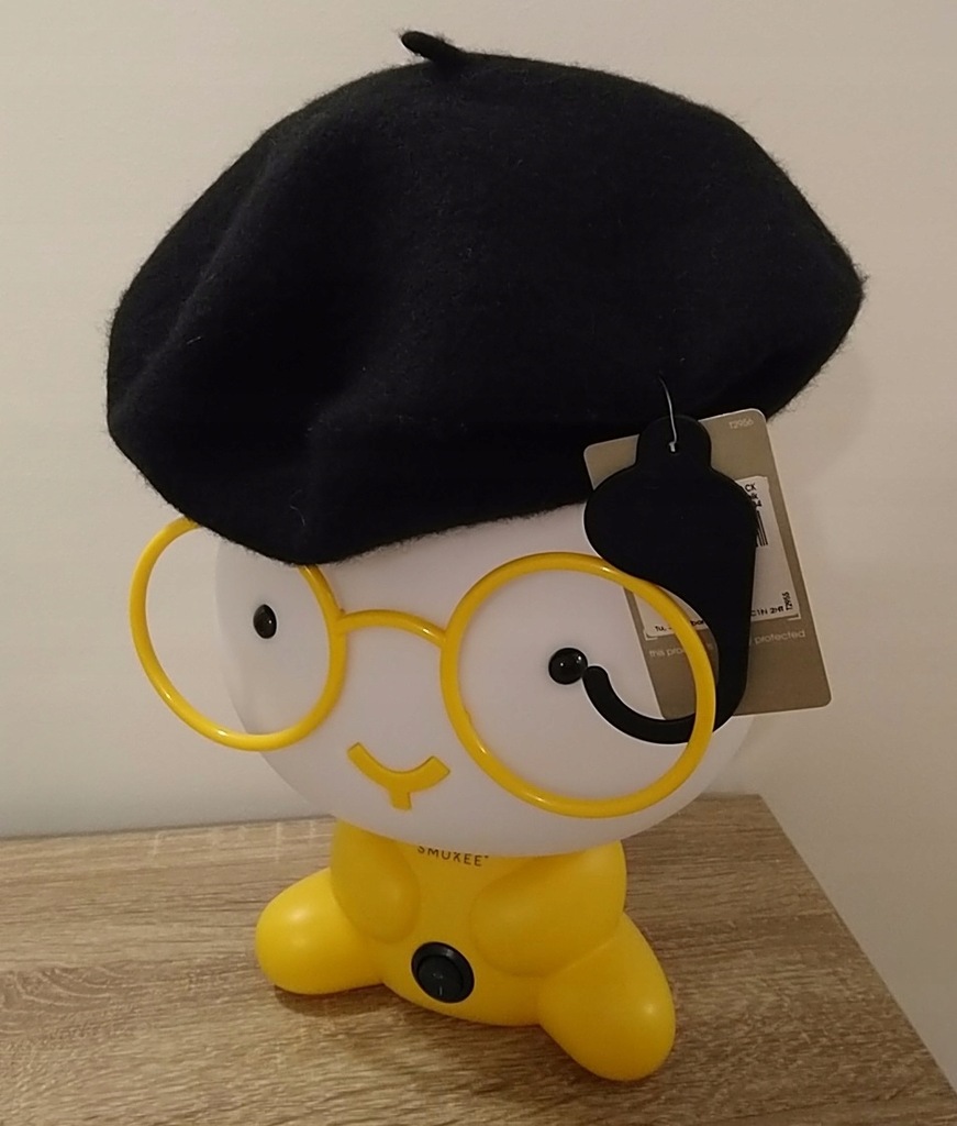 tu clothing nowy wełniany francuski czarny beret