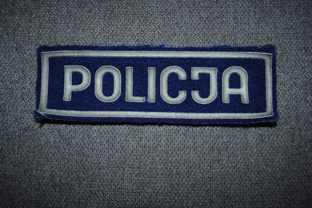 ORYGINALNA naszywka POLICJA z munduru moro OPP