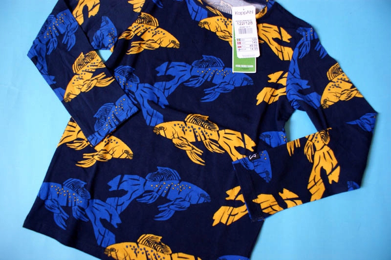 KAPPAHL bluzka bluzeczka ryby 122/128 NOWA