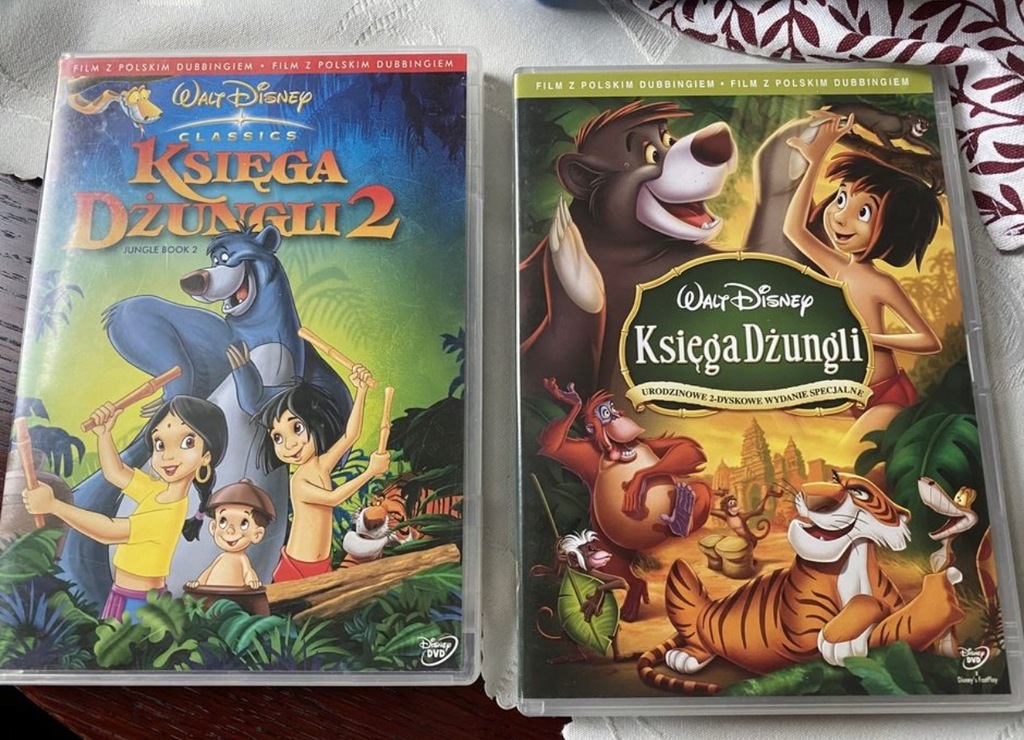 Księga Dżungli + Księga Dżungli 2 - DVD, PL