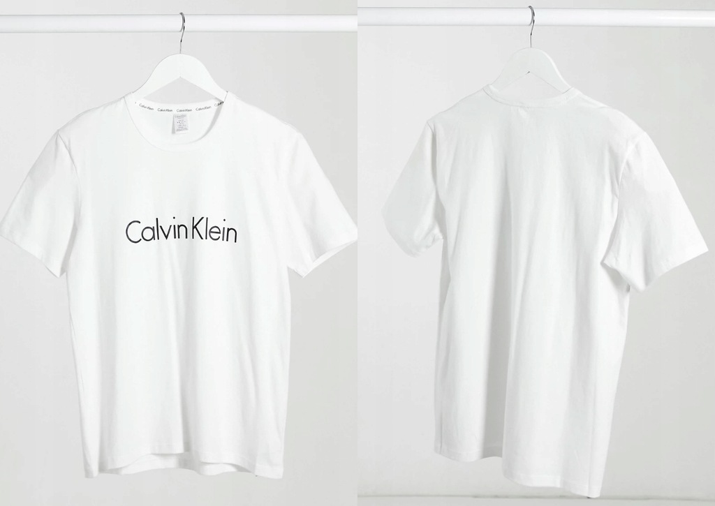 CALVIN KLEIN KLASYCZNY T-SHIRT Z LOGO M