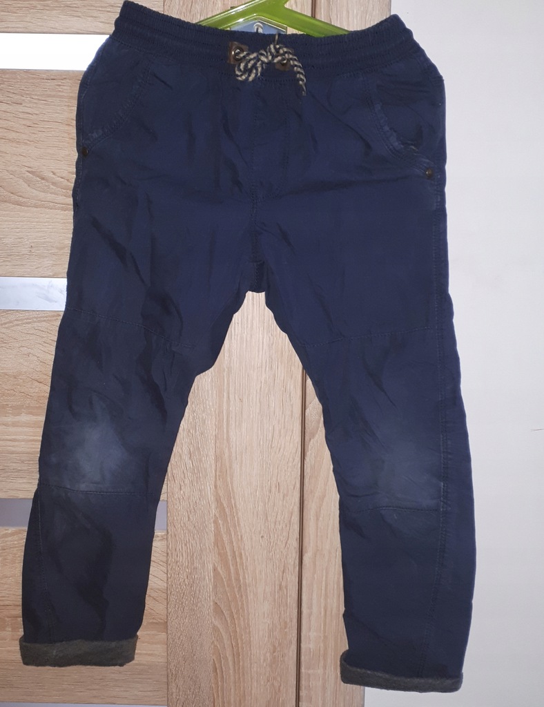 spodnie ocieplane r.116 Zara
