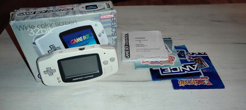 Nintendo Game Boy Advance Biały BOX BCM