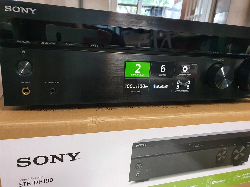 Купить Ресивер Sony STR-DH190 черный 100Вт: отзывы, фото, характеристики в интерне-магазине Aredi.ru
