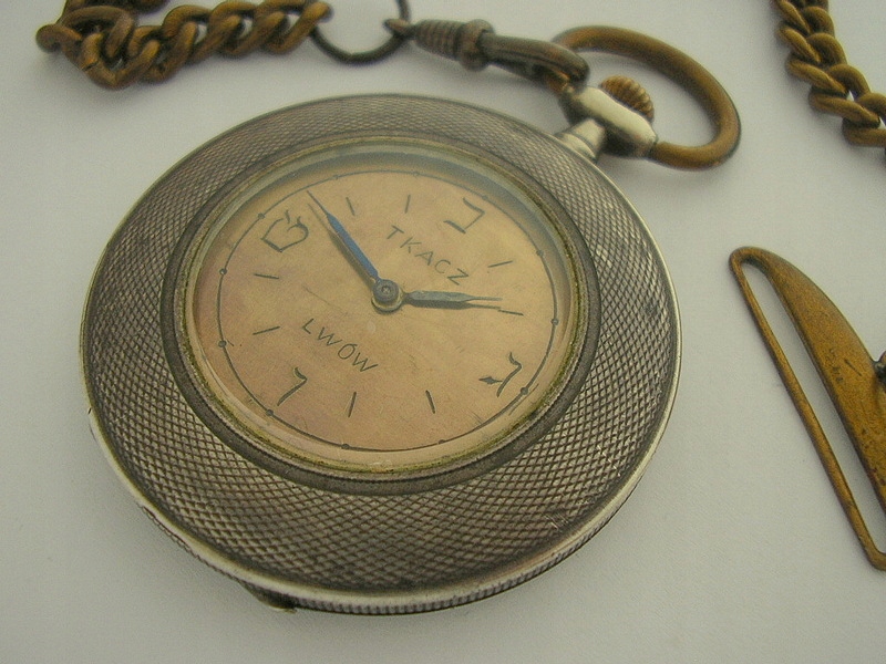 Tkacz LWÓW __ HEBREW watch __ zegarek ŻYDOWSKI