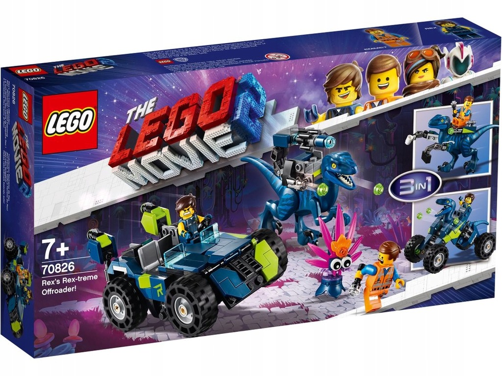 LEGO MOVIE 2 TERENÓWKA REXA 70826