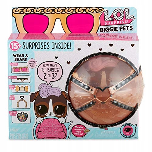 L.O.L. Surprise Biggie Pet D.J. K9 7824311225 oficjalne archiwum Allegro