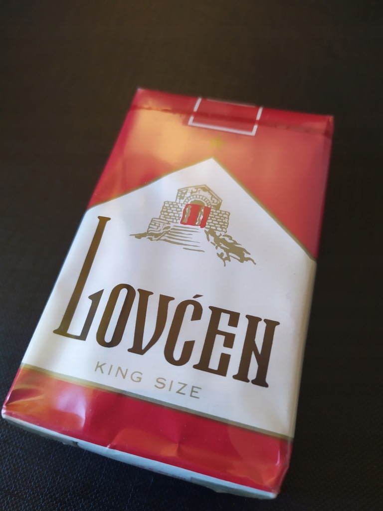 Papierosy Lovcen King Size Jugosławia Kolekcjoners