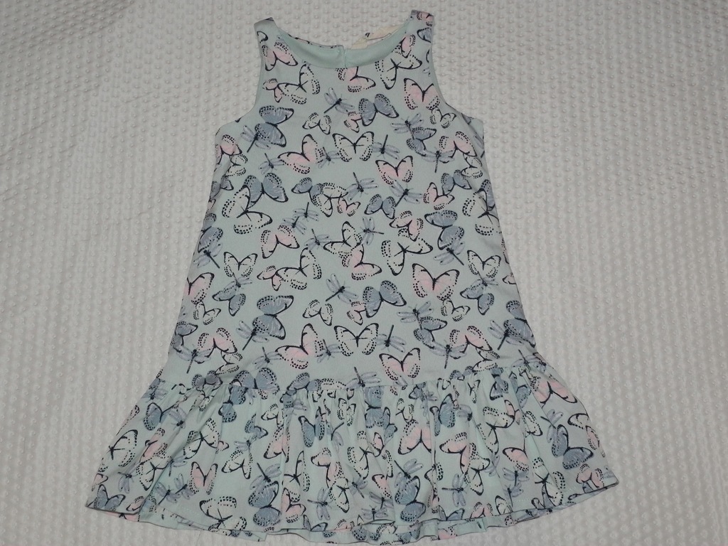 Sukienka H&M *motylki* 3-4 lata 104 cm