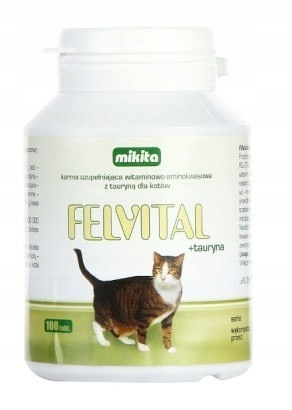 MIKITA FELVITAL + TAURYNA 100 TABLETEK