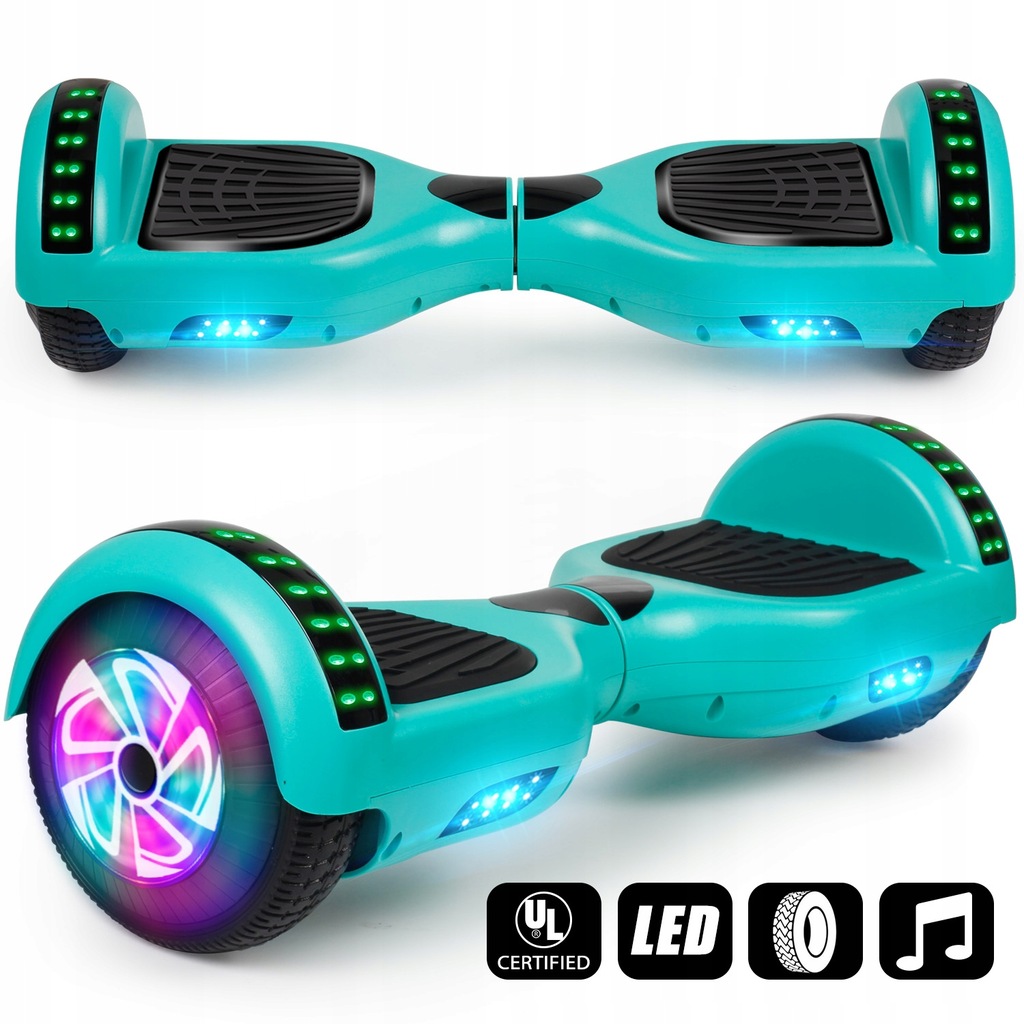 Deskorolka elektryczna Scooter LED z bluetooth