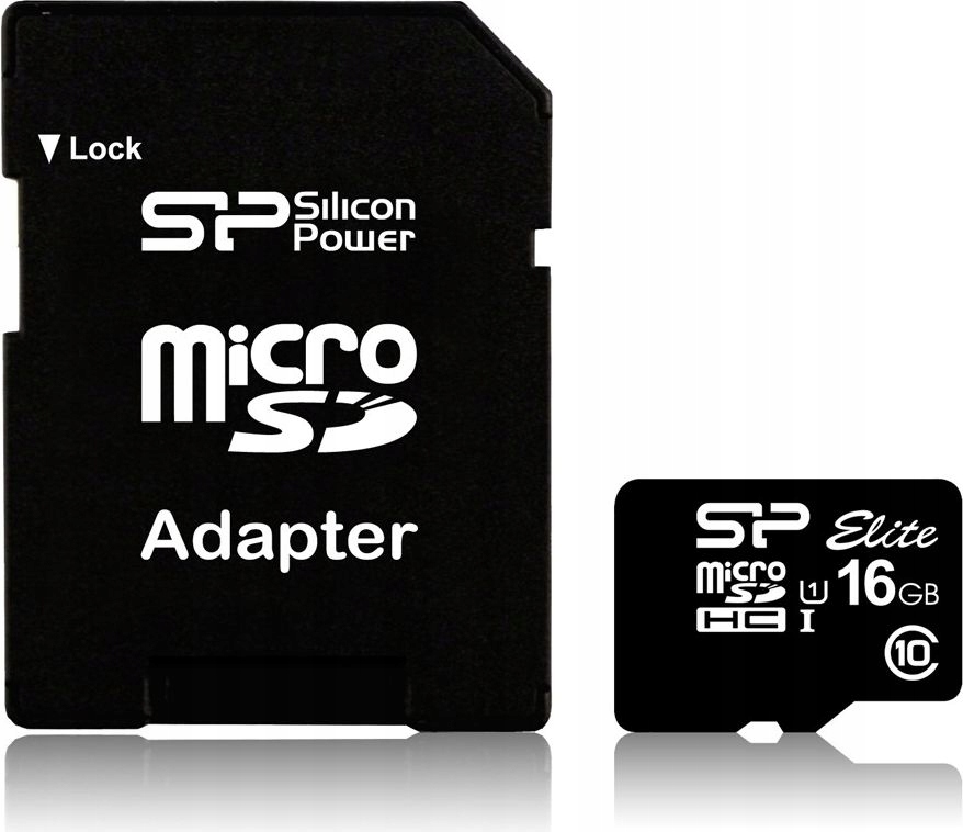 Karta pamięci Silicon Power microSDHC Elite 16GB CL10 UHS-1 - U1 - + ADAPTE