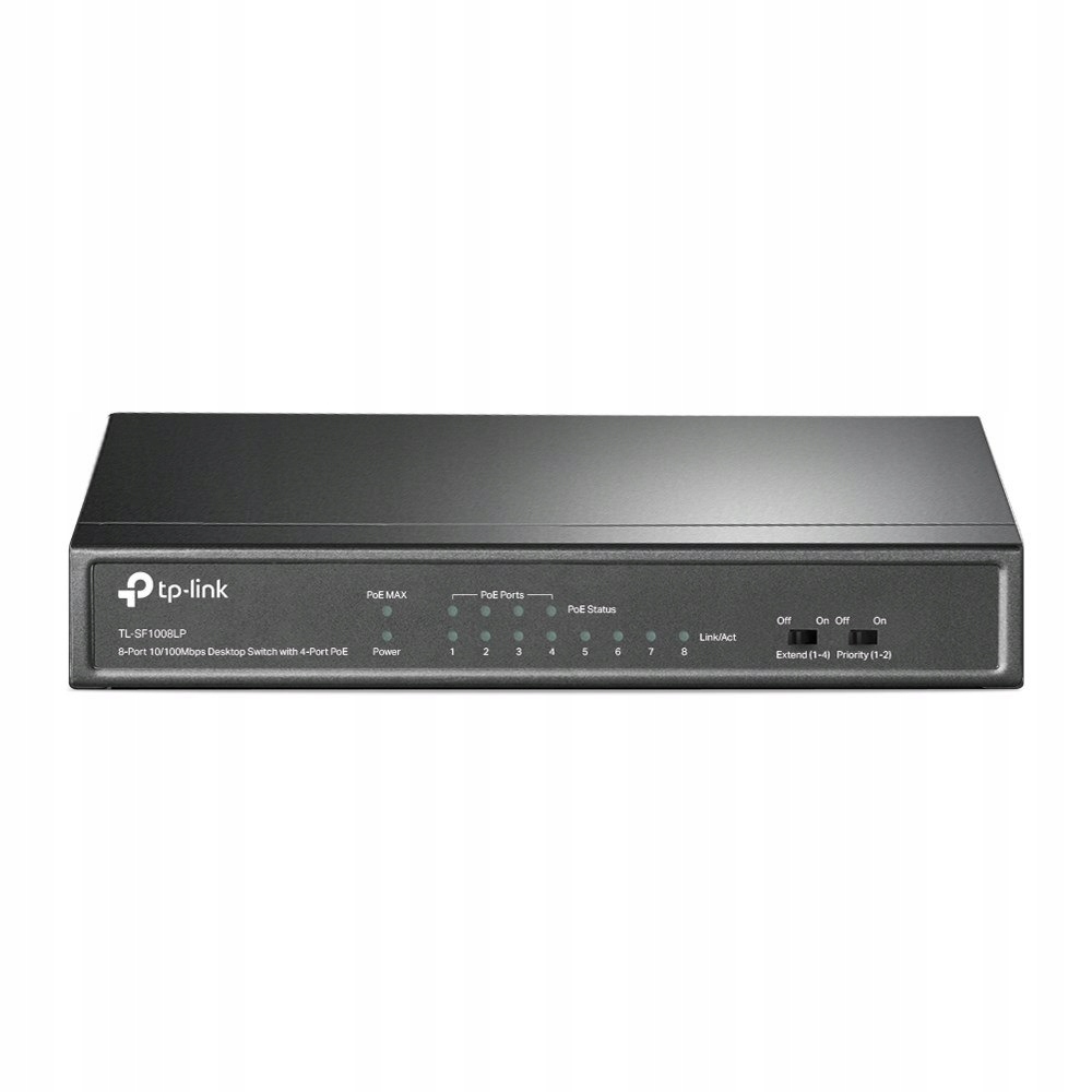 TP-LINK Switch TP-LINK TL-SF1008LP Przełącznik typu desktop, 8 portów 10/10