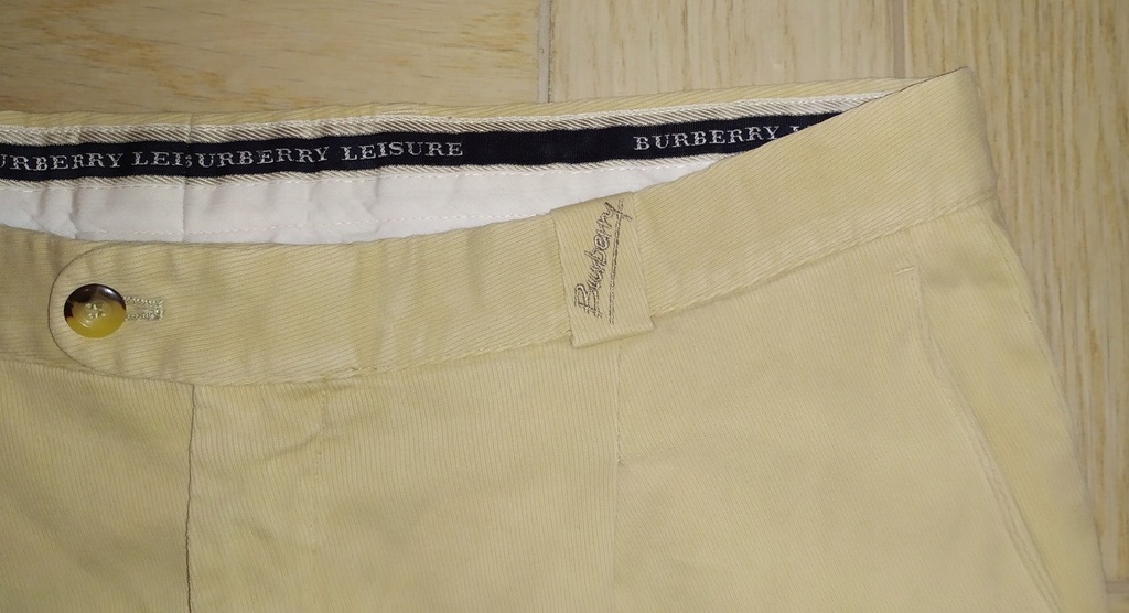 Spodnie Burberry Leisure r. 50 pas 98 cm Chinos