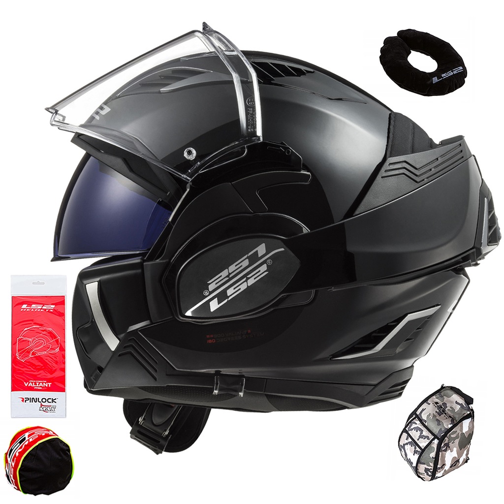 KASK SZCZĘKOWY LS2 FF900 VALIANT II CZARNY XL