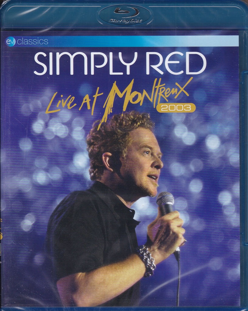 BLU RAY- SIMPLY RED- LIVE AT MONTREUX 2003 (NOWA W FOLII)