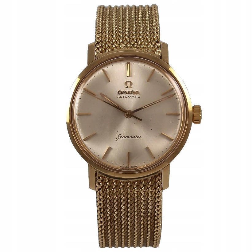 Złoty zegarek Omega Seamaster Vintage
