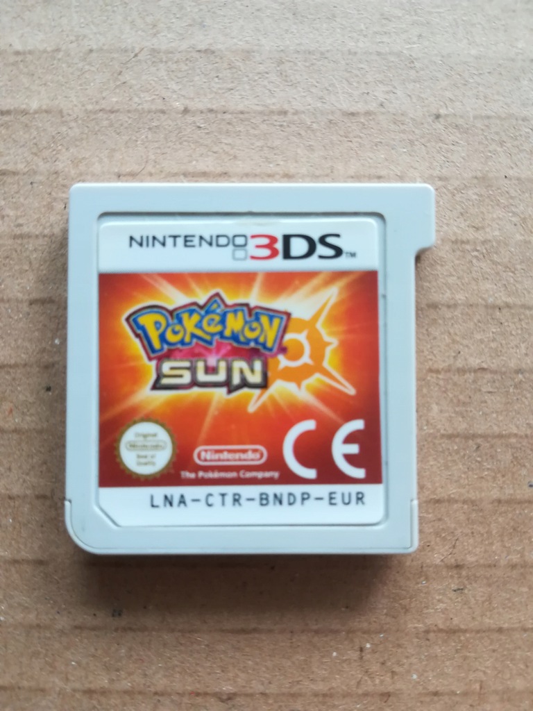Pokemon SUN Nintendo 3DS BCM