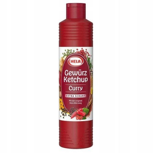 Hela Ketchup Curry Extra Scharf - Extra Ostry 800