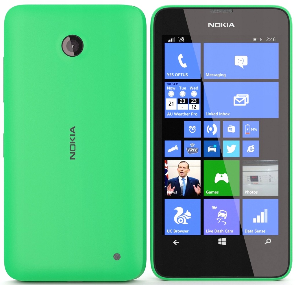 Купить Смартфон Nokia Lumia 635 1 ГБ 8 ГБ LTE зеленый A-: отзывы, фото и  характеристики на Aredi.ru (9705544121)