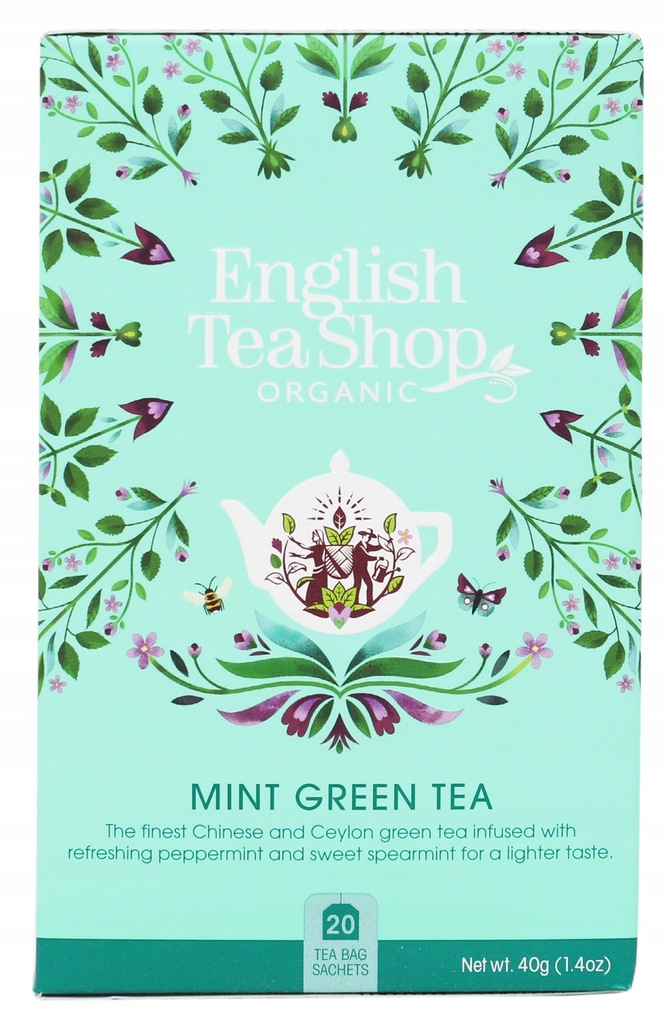 English Tea Shop mint green tea 20 saszetek