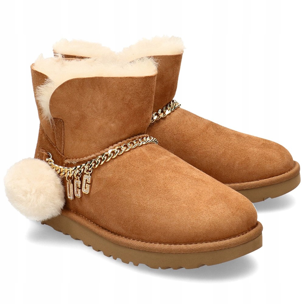 UGG Australia Brązowe Kozaki Damskie Charm R.41