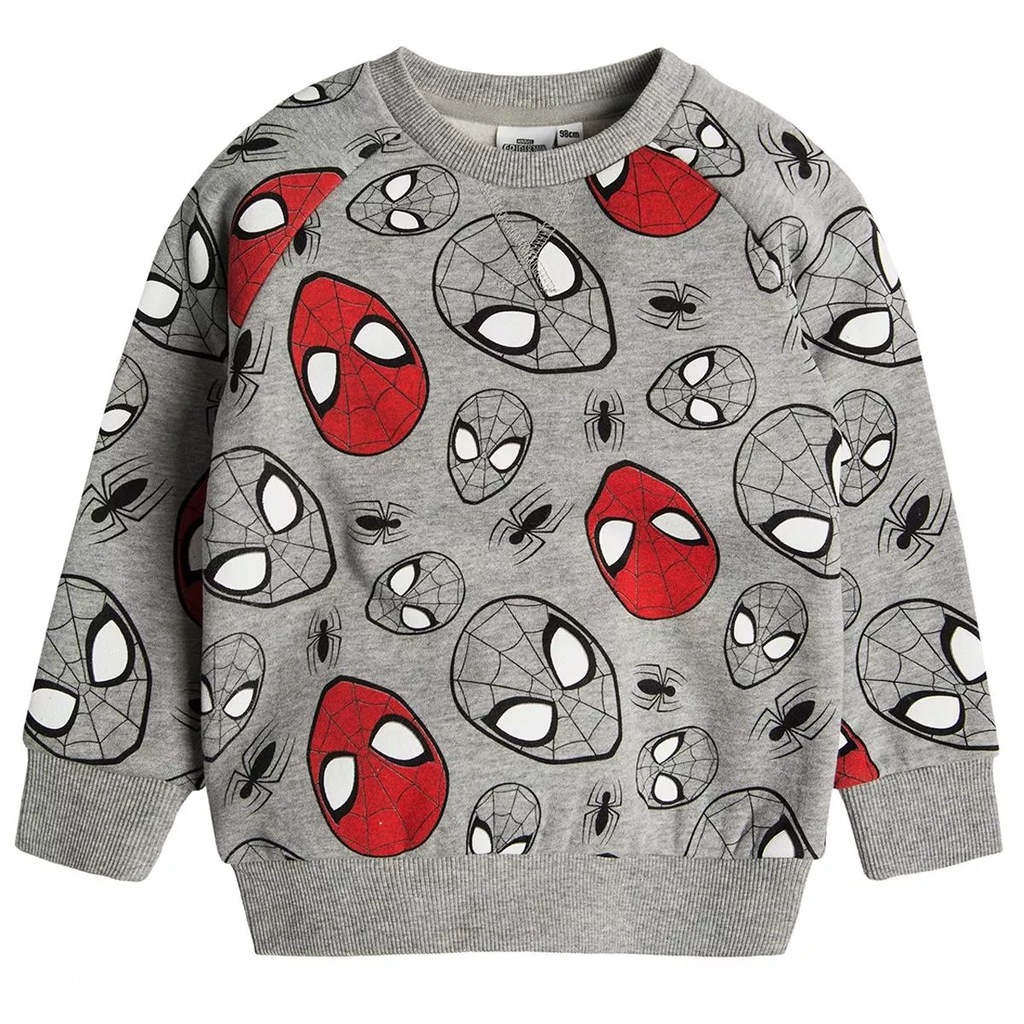 MARVEL SPIDERMAN bluza LOGO pająk MESZEK 110/5