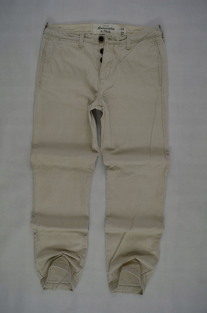 ABERCROMBIE & FITCH SPODNIE CHINO 83 cm*32/32*