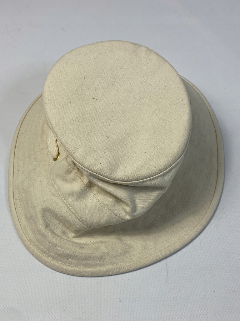 TILLEY kapelusz klasyczny materiałowy ze sznurkami beżowy r. 61cm