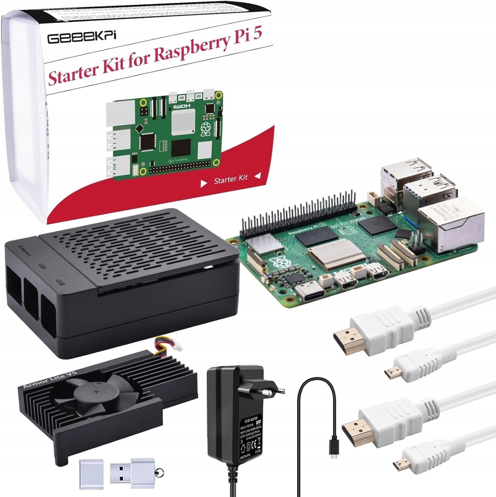 Starter GeeekPi Zestaw startowy dla Raspberry Pi 5 8 GB