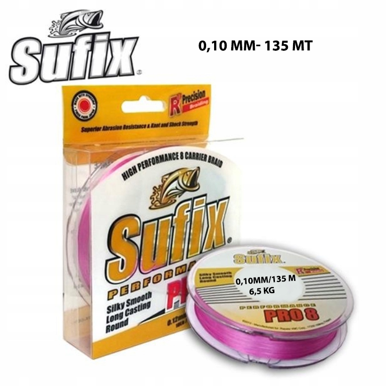 PLECIONKA SUFIX PRO 8 roz 0,10 mm PERFORMANCE 135