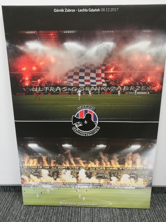 Oprawy meczowe ULTRAS GÓRNIK ZABRZE