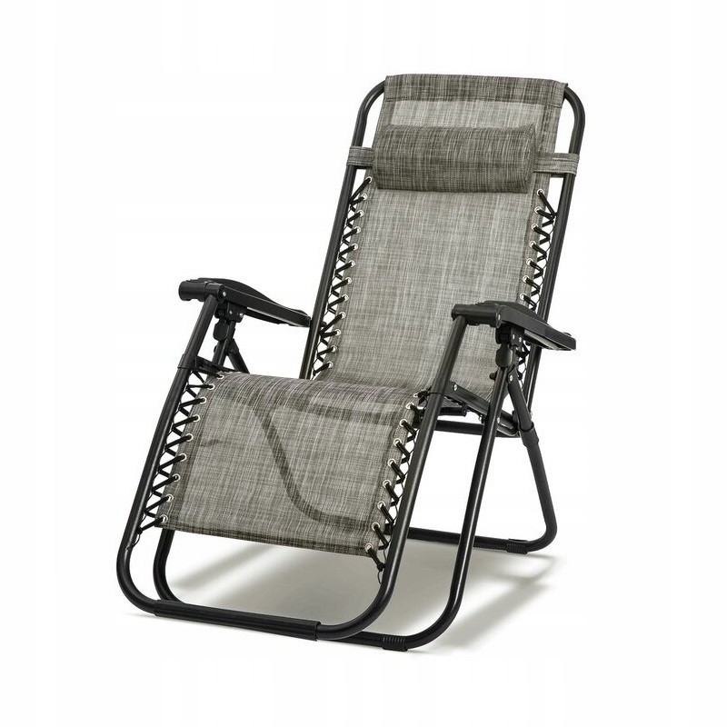 Leisure Zone Leżak Ogrodowy 170cm Szary 2szt. 9758607984 oficjalne