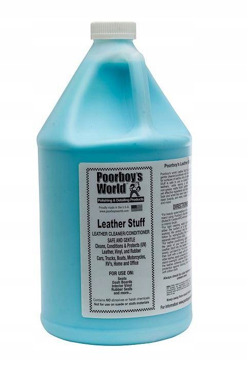 Poorboy's World Leather Stuff 3,8L czyści i chroni