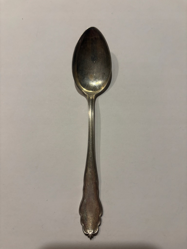 XIX w. łyżeczka srebro Ag 800 waga 23 g długość 138 mm