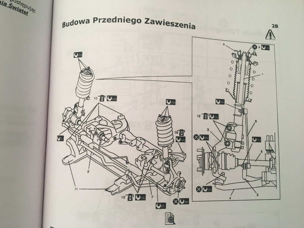 Suzuki Grand Vitara 2005 2014 naprawa opis czesci