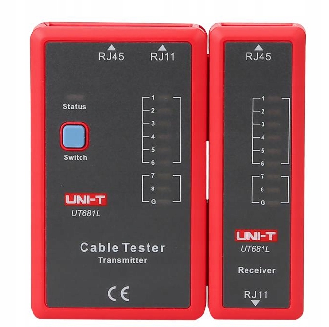 Tester kabli sieciowych RJ45 RJ11 LAN Uni-T UT681L
