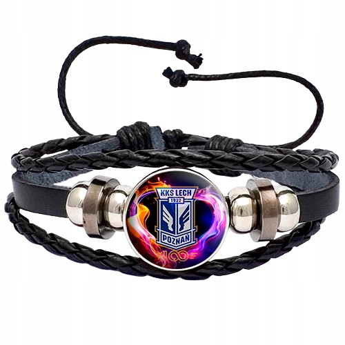 Skórzana bransoletka - Ekstraklasa - Lech Poznań