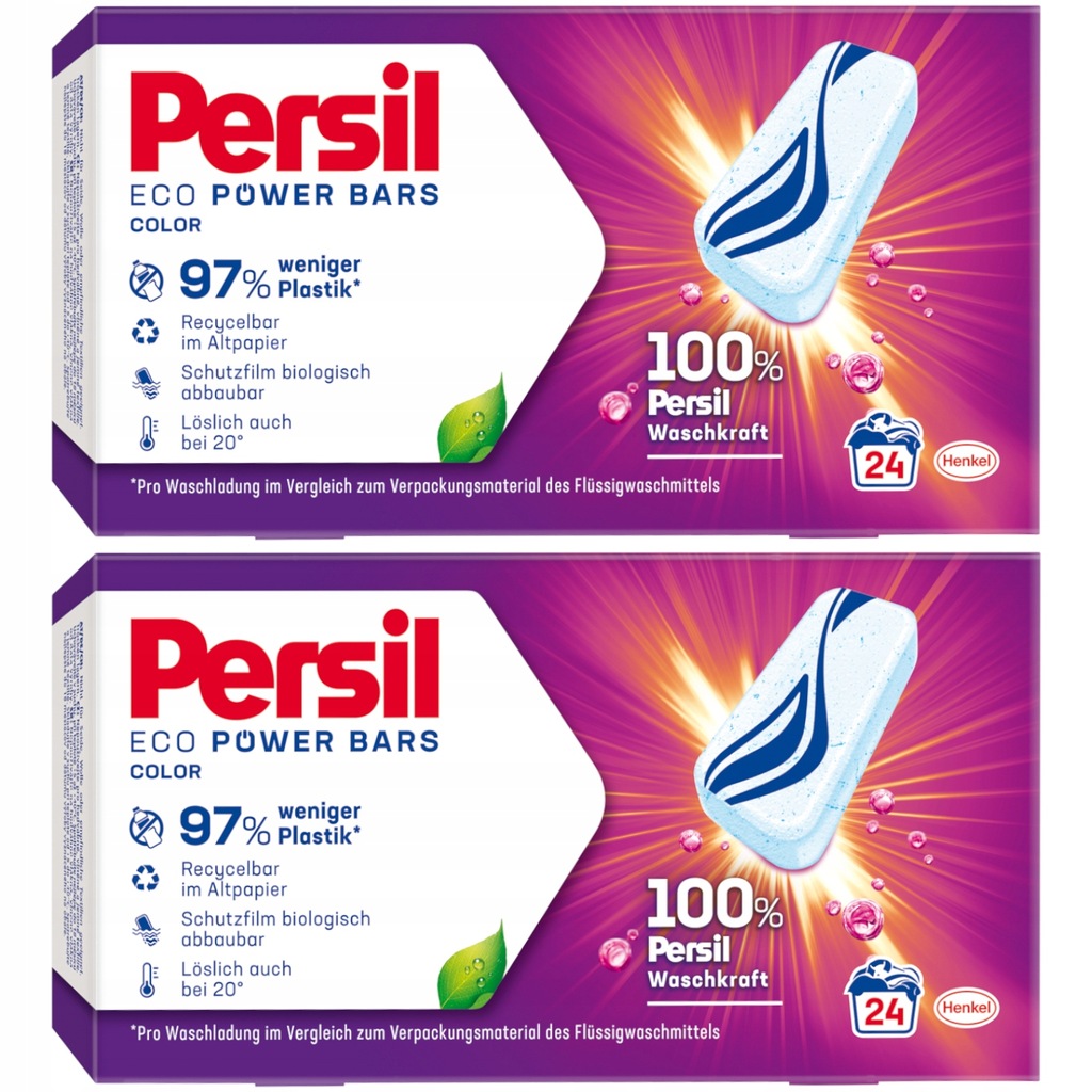 Persil Eco Power Tabletki do prania kolor 2x 24szt