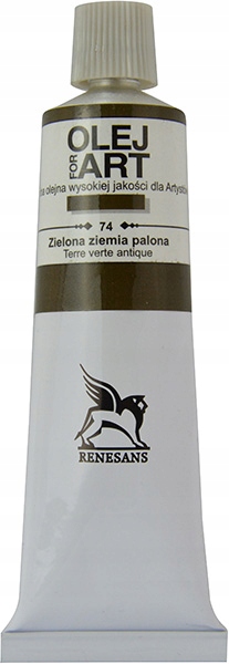 Farba Olej for Art Renesans 74 ZIEMIA PALONA 60ml