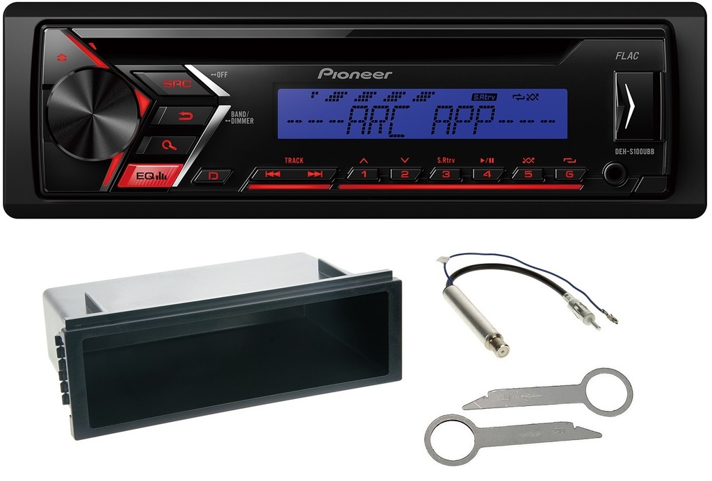 PIONEER DEHS100UBB RADIO VW GOLF 4 PASSAT B5 BORA