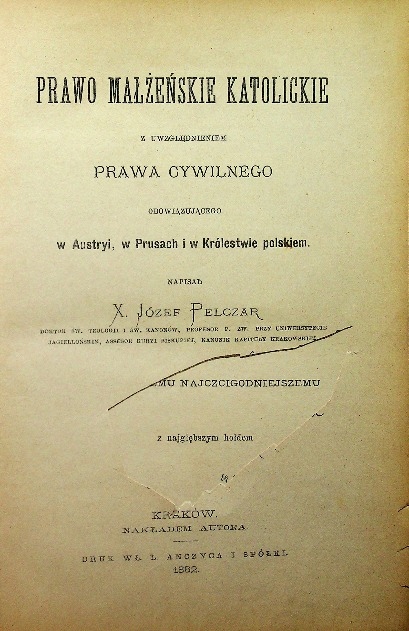 Prawo małżeńskie katolickie 1882 r. 14101419448 oficjalne archiwum