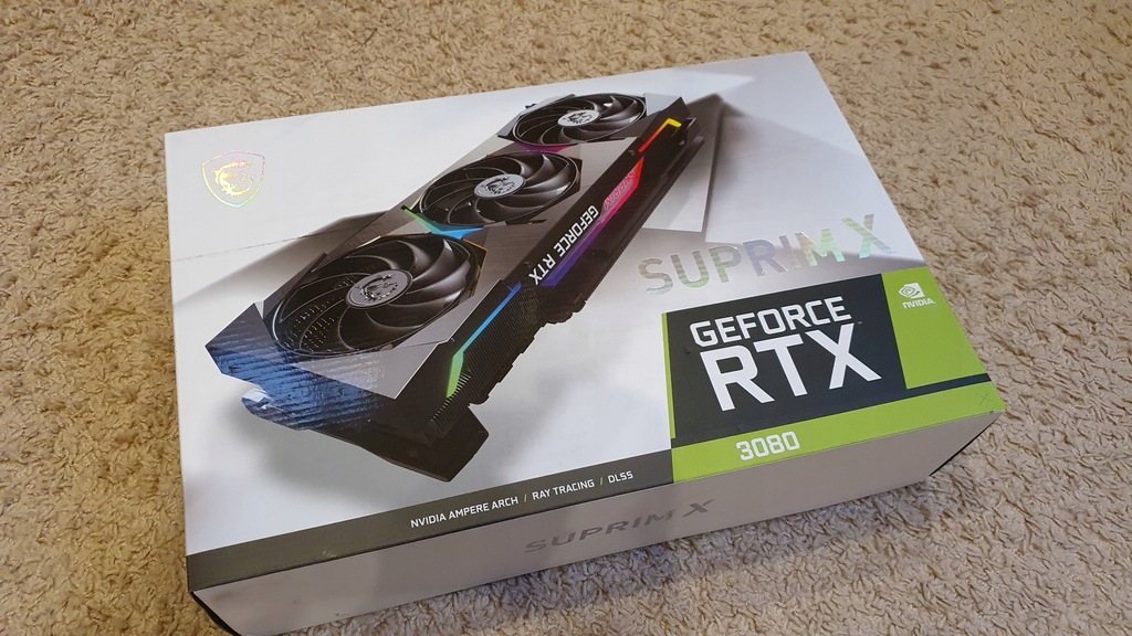 MSI RTX 3080 Suprim X 10GB bez LHR gwarancja 2024!