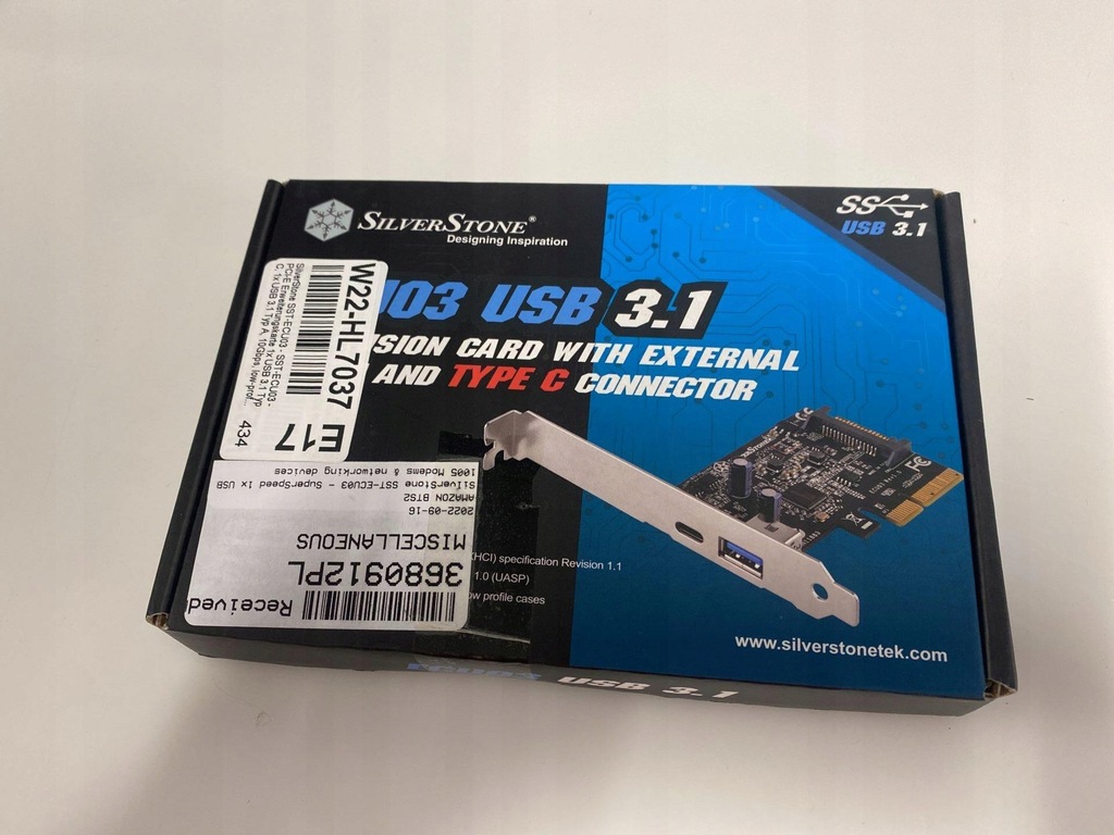 Купить Silverstone SST-ECU03 2-портовая карта USB3.1 Gen2 PCIe: отзывы, фото, характеристики в интерне-магазине Aredi.ru